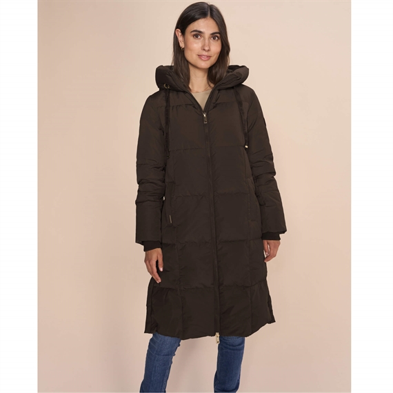 Mos Mosh Nova Square Down Coat, Slate Black 